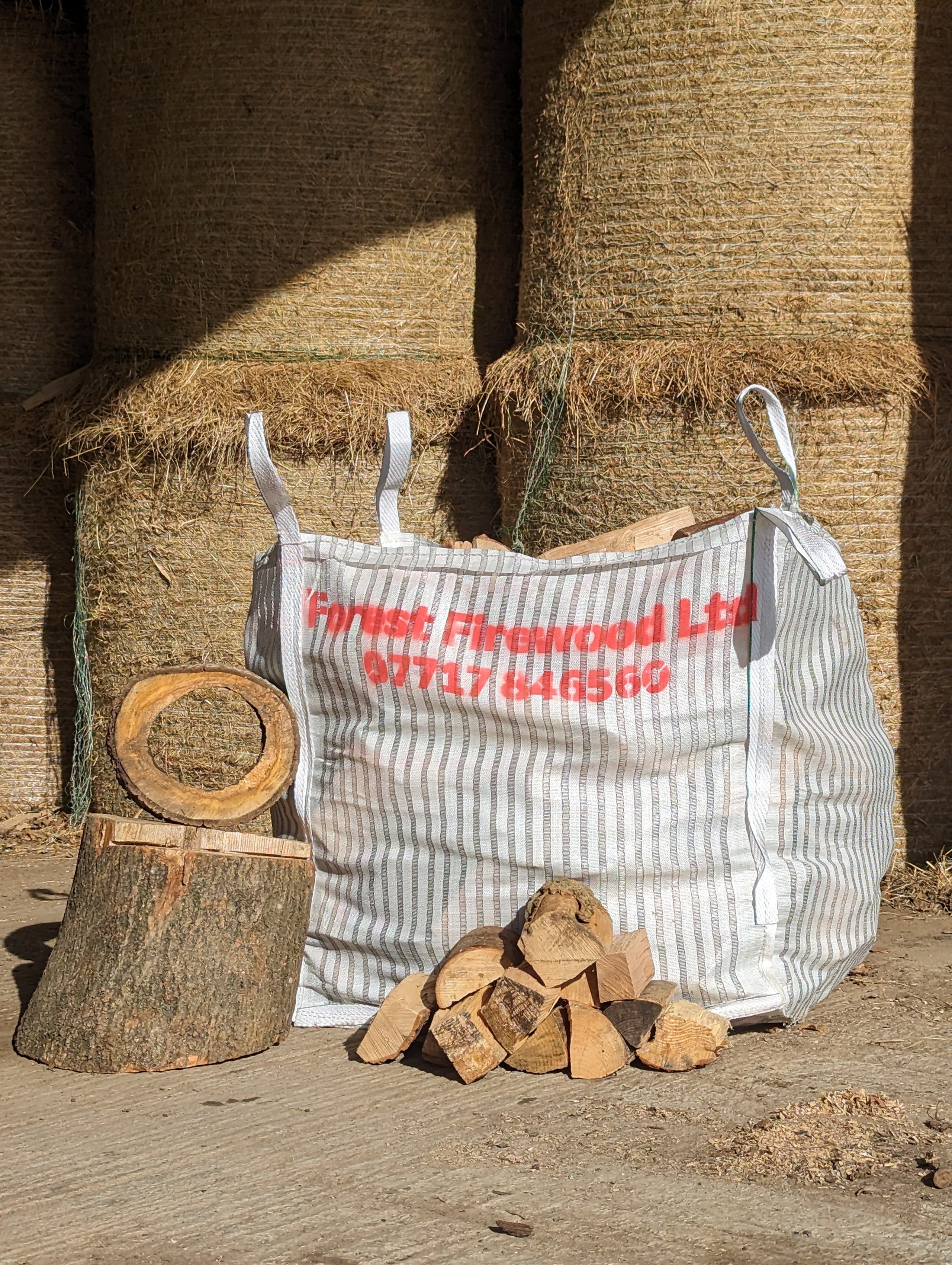 Commercial firewood online bags